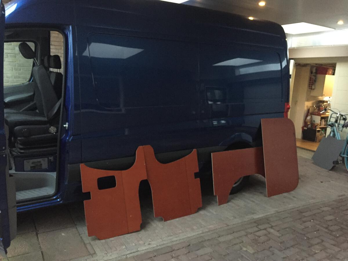 Betimmering verwijderd